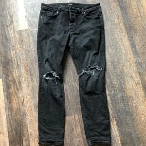 Men’s Neuw Ripped Skinny Jean (Black)